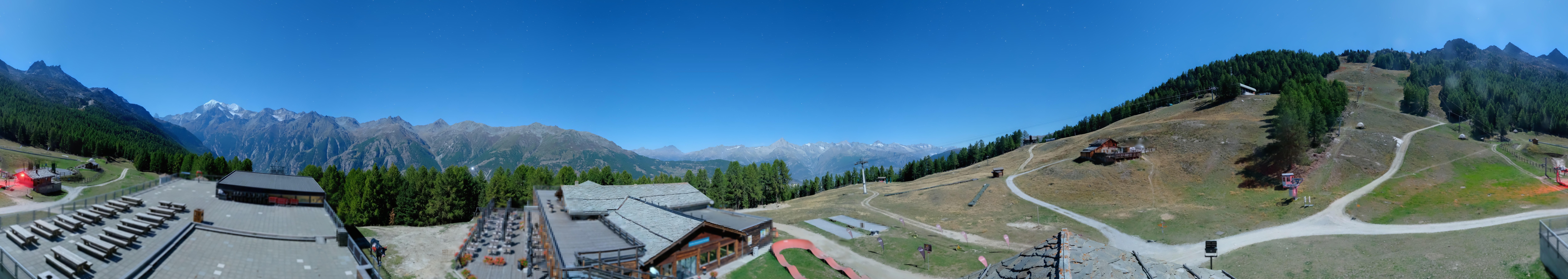 Archiv Foto Webcam Hannigalp Nord, Grächen im Wallis