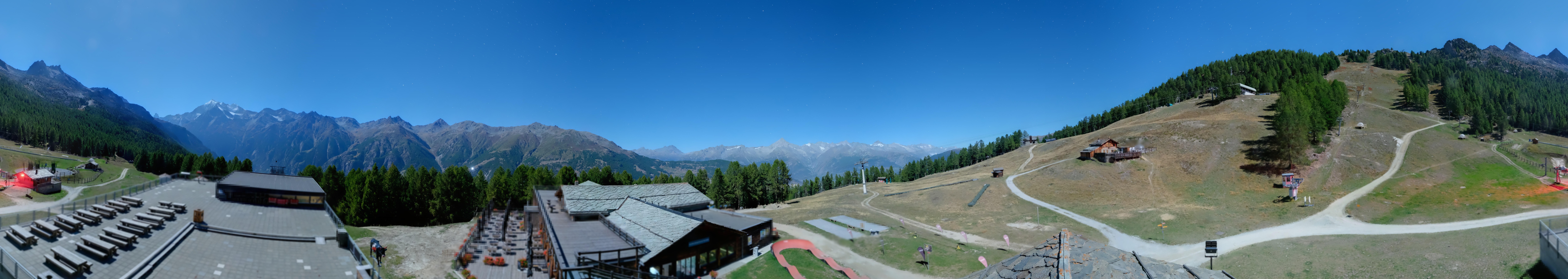 Archiv Foto Webcam Hannigalp Nord, Grächen im Wallis