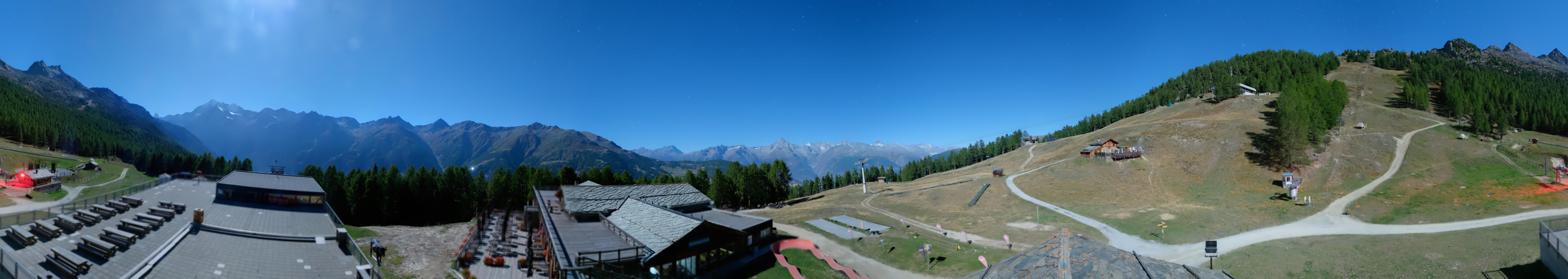 Archiv Foto Webcam Hannigalp Nord, Grächen im Wallis