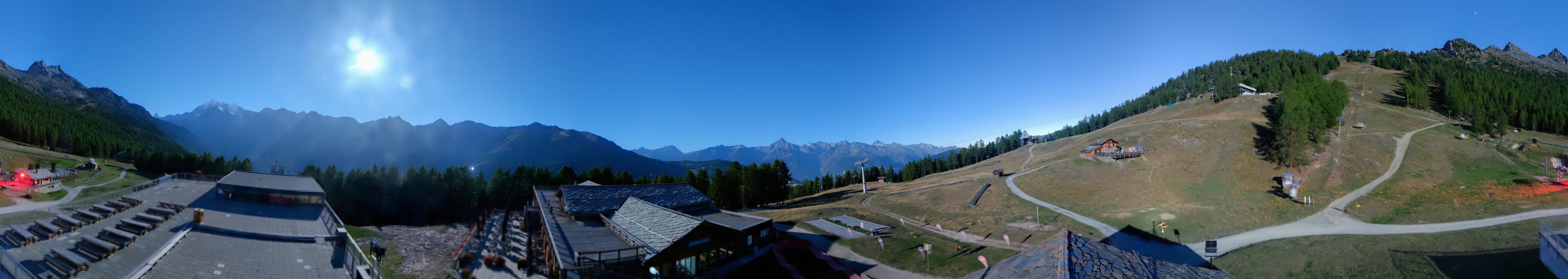 Archiv Foto Webcam Hannigalp Nord, Grächen im Wallis