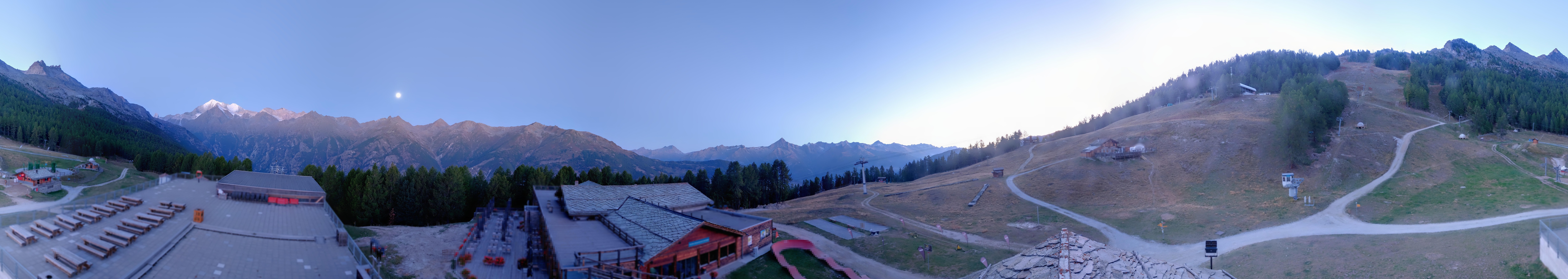 Archiv Foto Webcam Hannigalp Nord, Grächen im Wallis