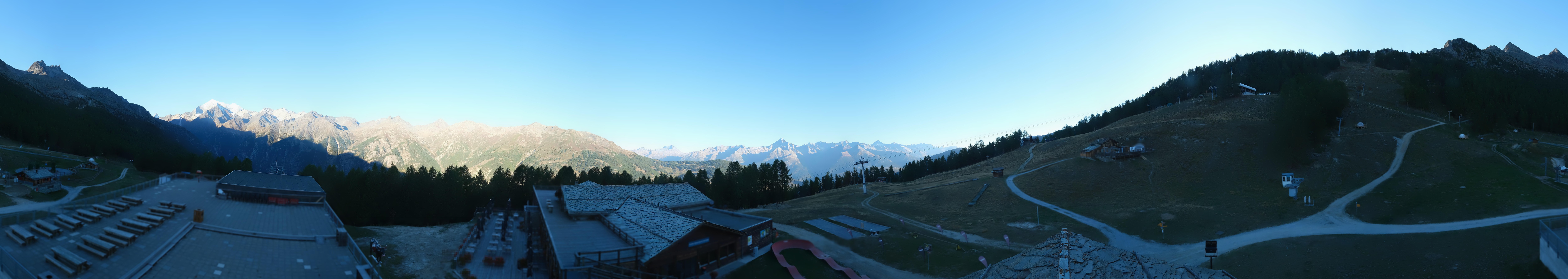 Archiv Foto Webcam Hannigalp Nord, Grächen im Wallis