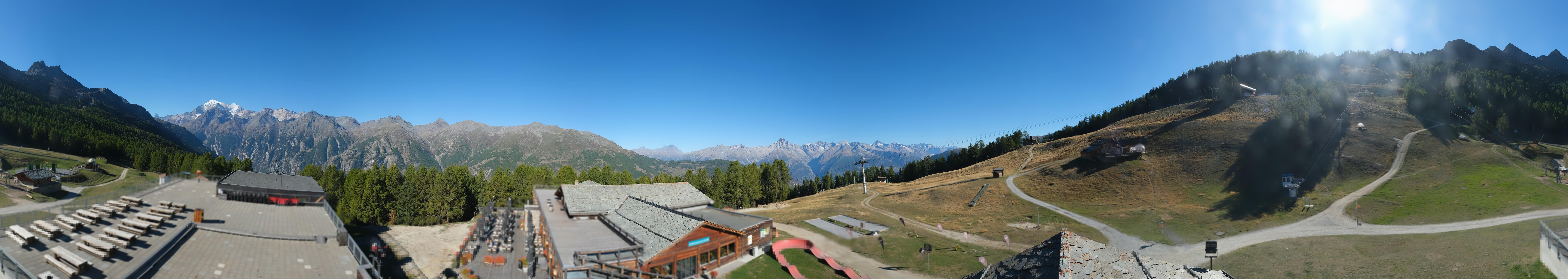 Archiv Foto Webcam Hannigalp Nord, Grächen im Wallis