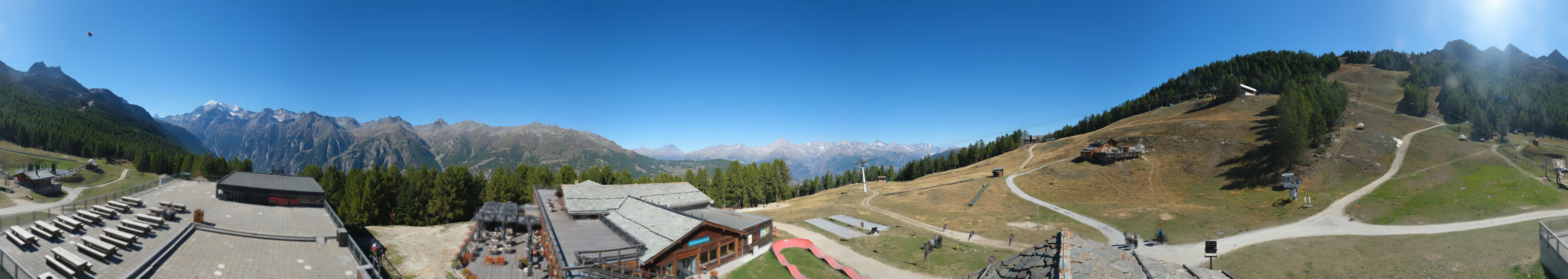 Archiv Foto Webcam Hannigalp Nord, Grächen im Wallis