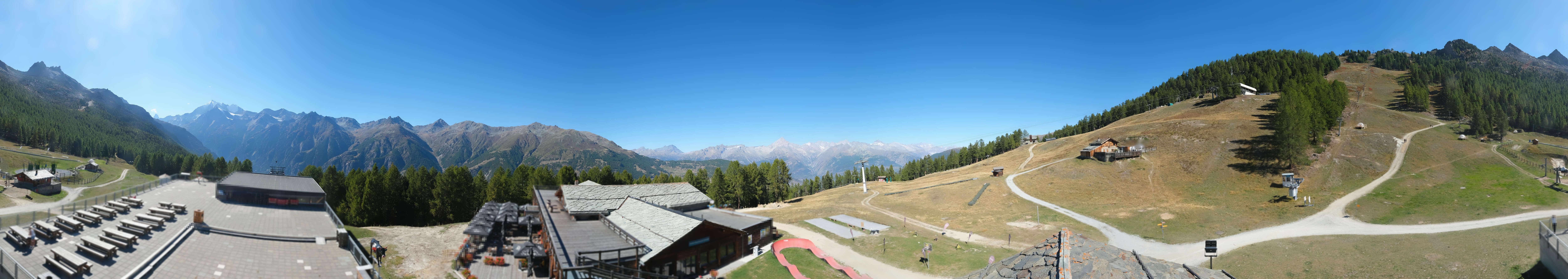 Archiv Foto Webcam Hannigalp Nord, Grächen im Wallis