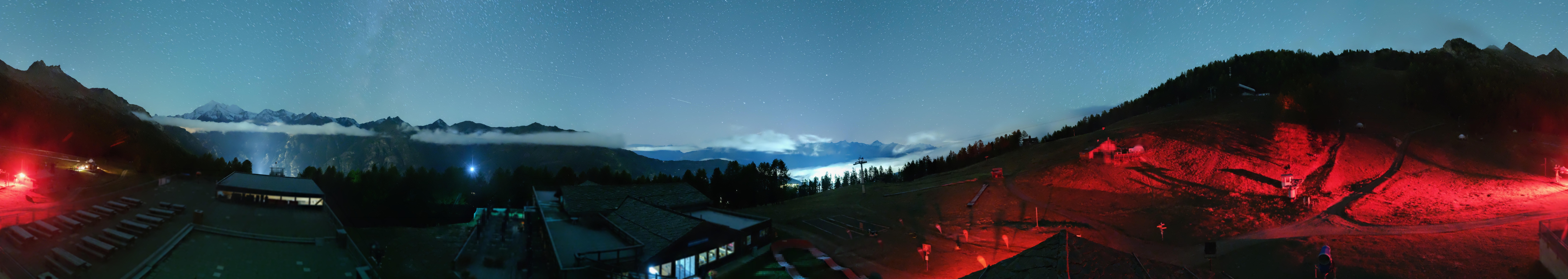 Archived image Webcam north "Hannigalp", Grächen in Valais