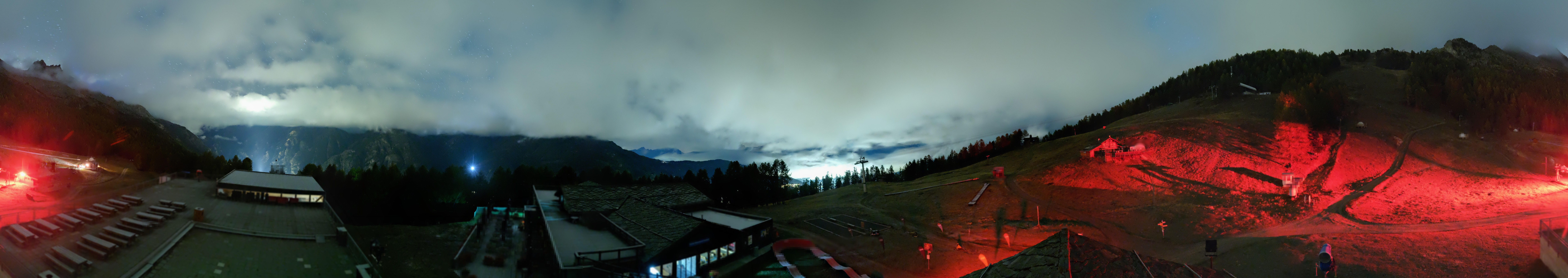 Archived image Webcam north "Hannigalp", Grächen in Valais