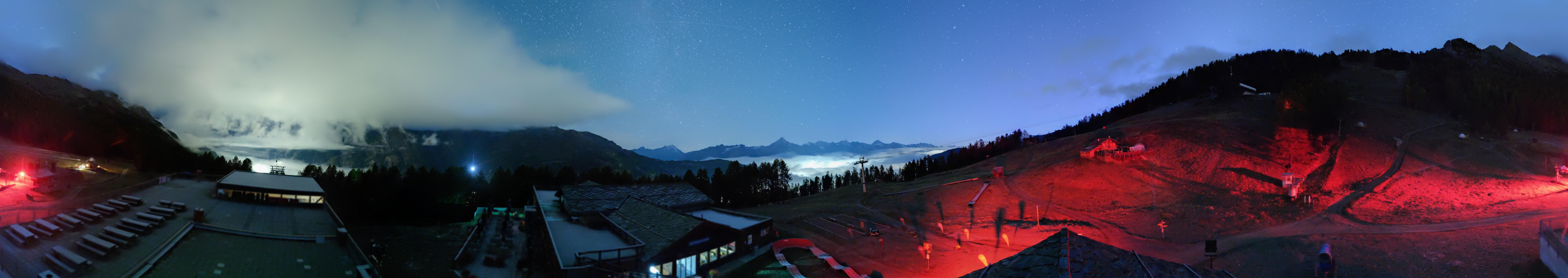 Archived image Webcam north "Hannigalp", Grächen in Valais