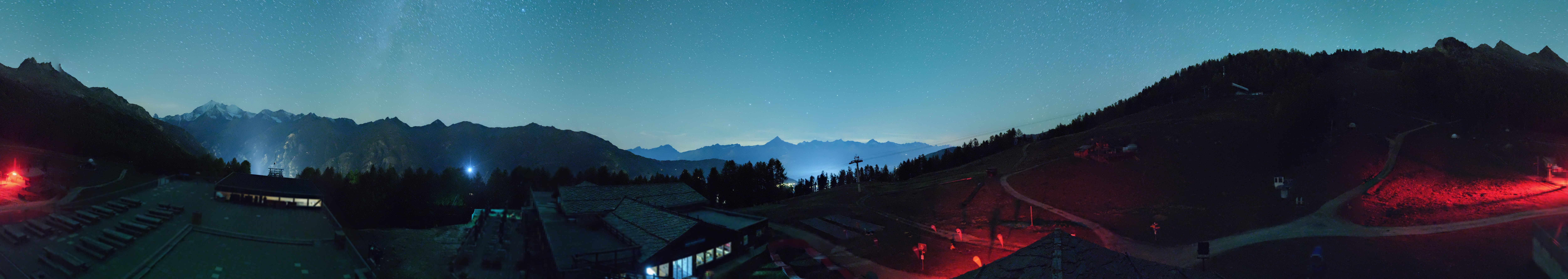 Archiv Foto Webcam Hannigalp Nord, Grächen im Wallis