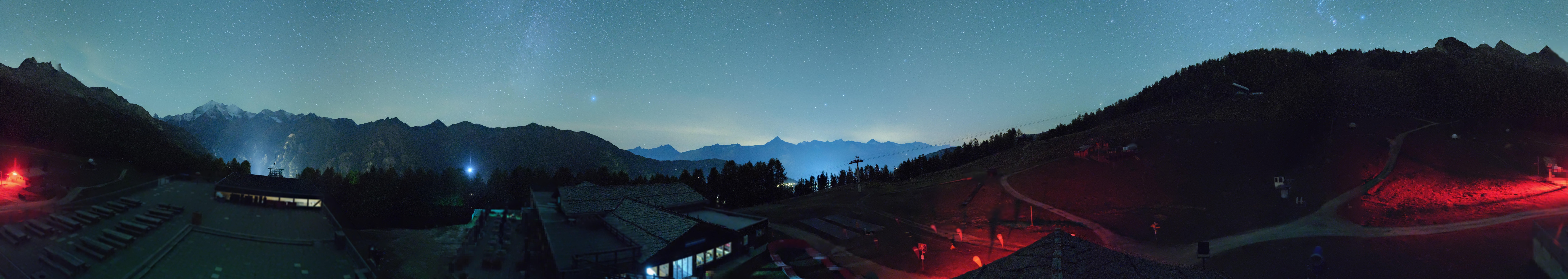 Archiv Foto Webcam Hannigalp Nord, Grächen im Wallis