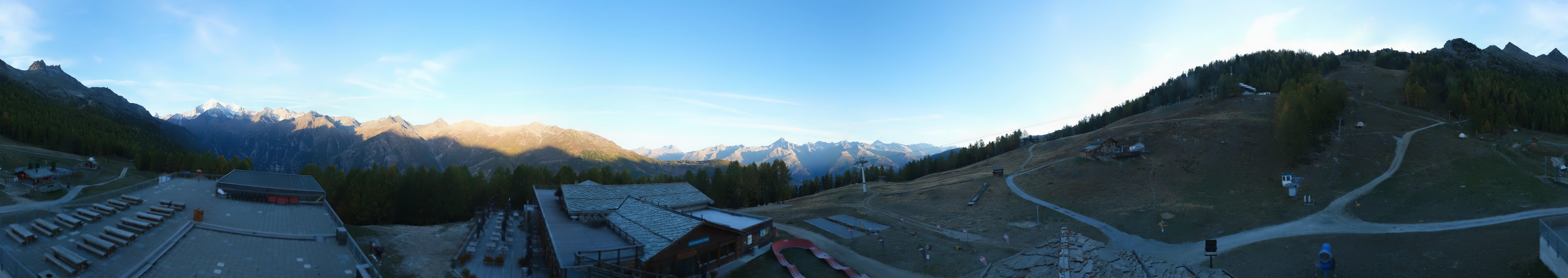 Archiv Foto Webcam Hannigalp Nord, Grächen im Wallis