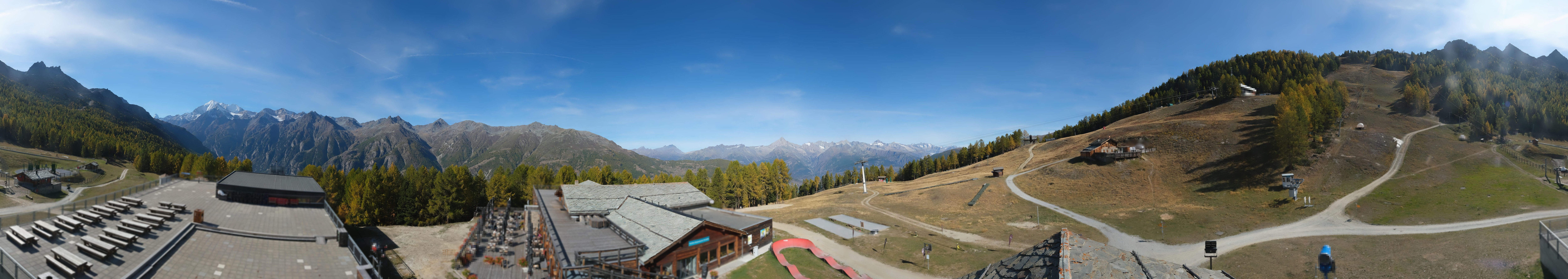 Archiv Foto Webcam Hannigalp Nord, Grächen im Wallis