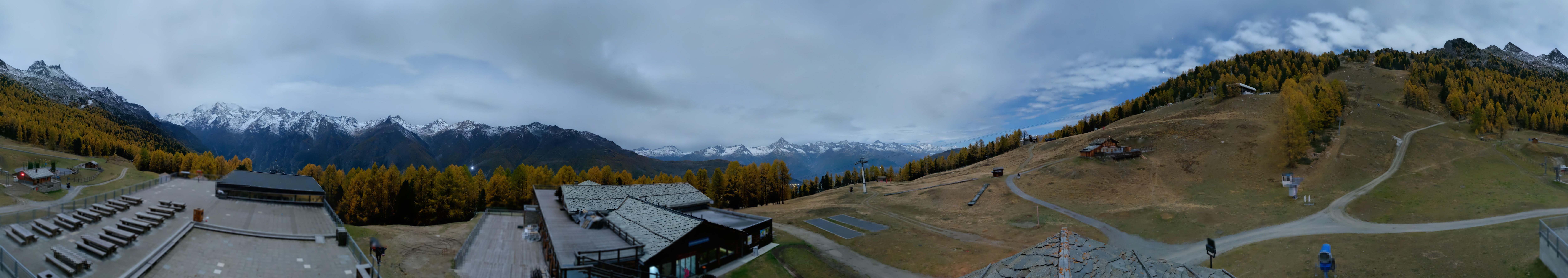 Archived image Webcam north "Hannigalp", Grächen in Valais