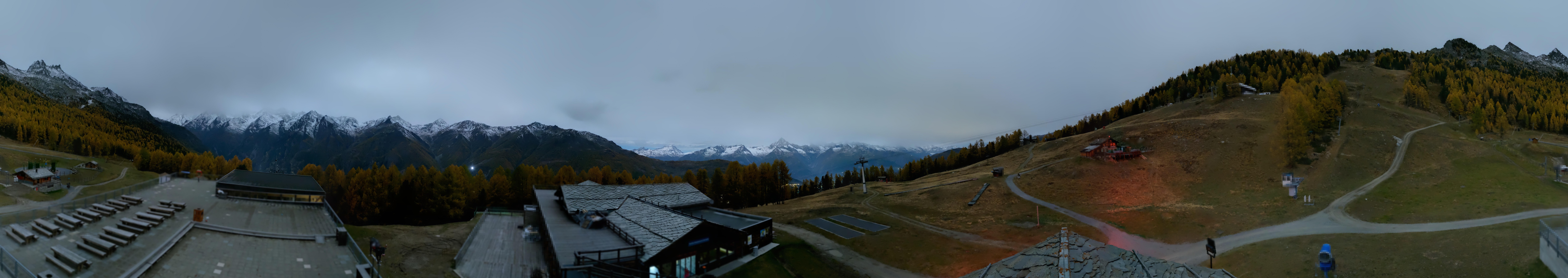 Archived image Webcam north "Hannigalp", Grächen in Valais