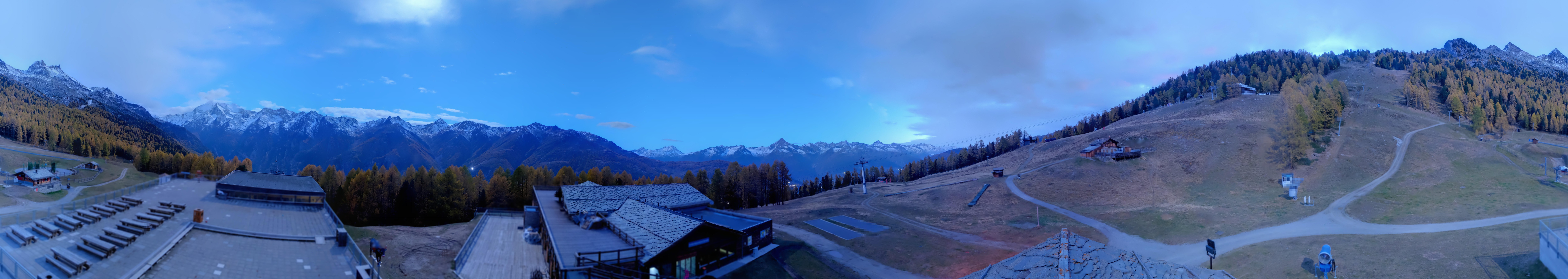 Archived image Webcam north "Hannigalp", Grächen in Valais