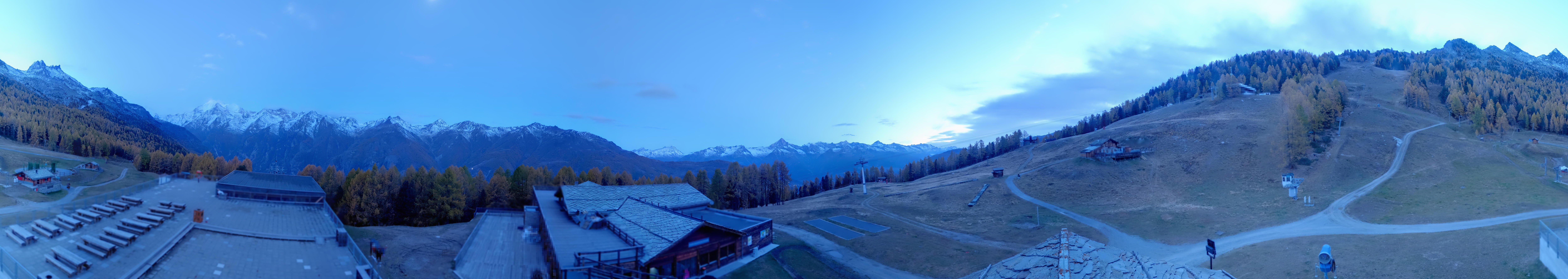 Archived image Webcam north "Hannigalp", Grächen in Valais