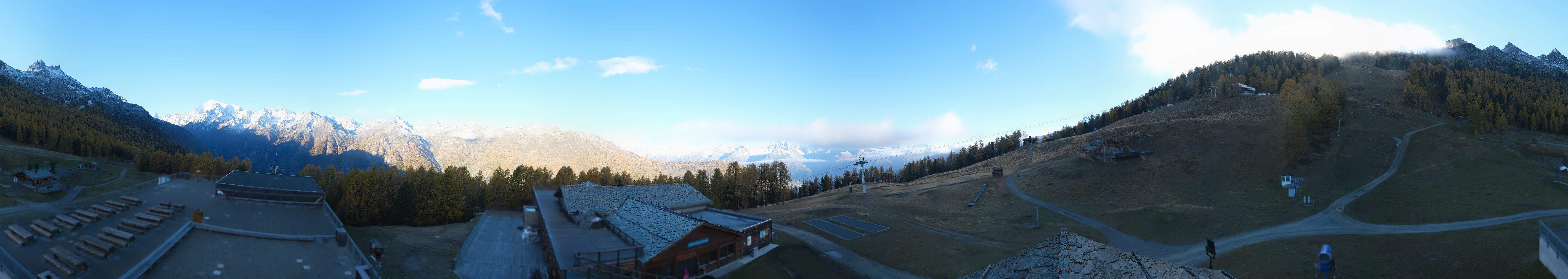 Archived image Webcam north "Hannigalp", Grächen in Valais