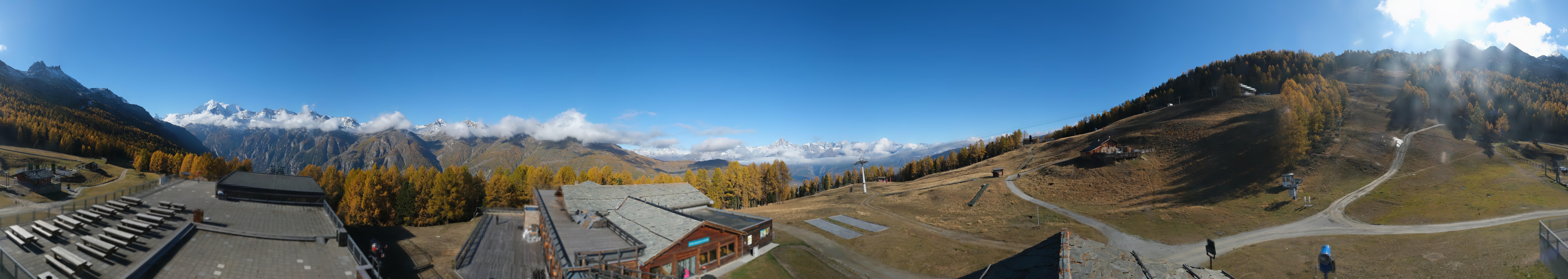 Archived image Webcam north "Hannigalp", Grächen in Valais