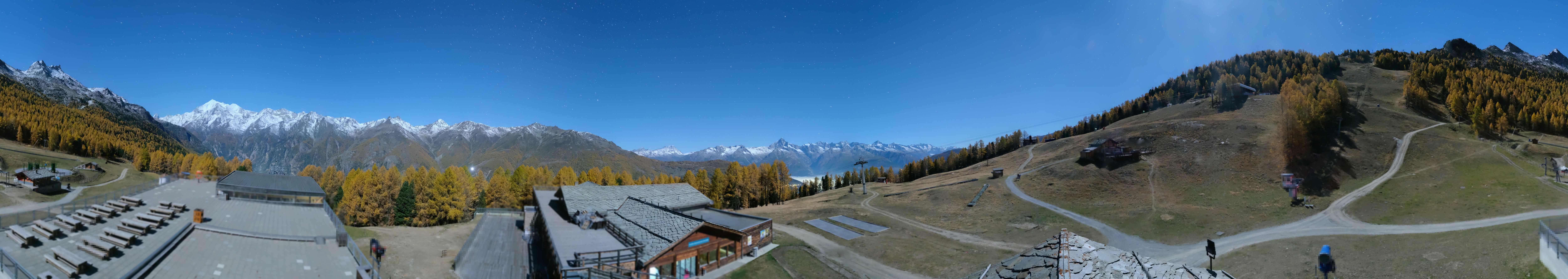 Archiv Foto Webcam Hannigalp Nord, Grächen im Wallis