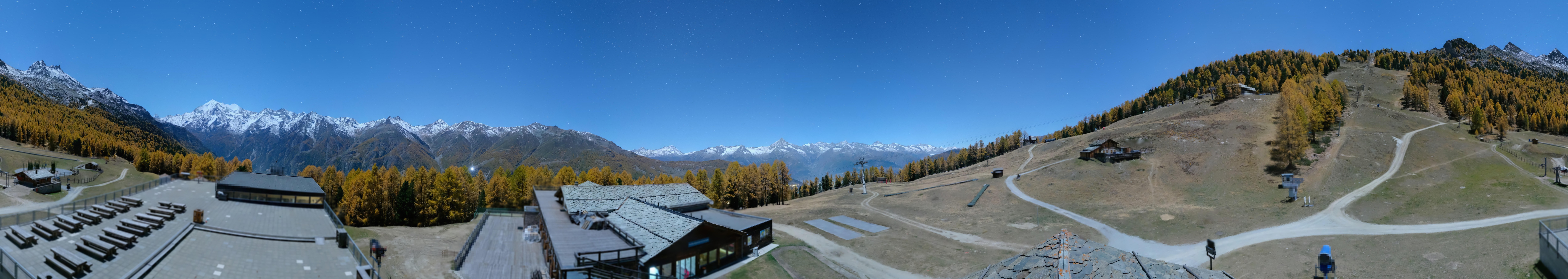 Archiv Foto Webcam Hannigalp Nord, Grächen im Wallis