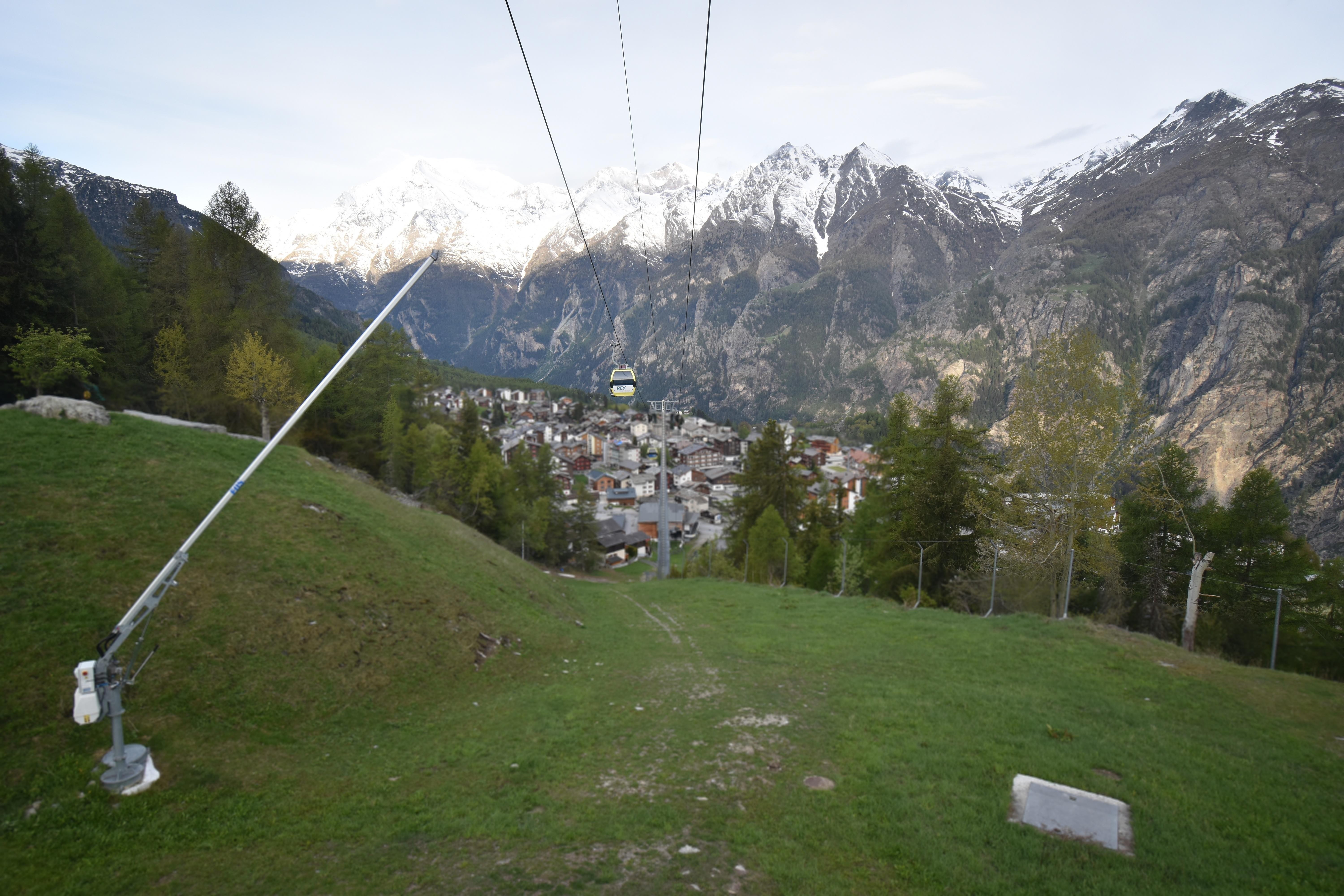 Archived image Webcam Grächen in Valais