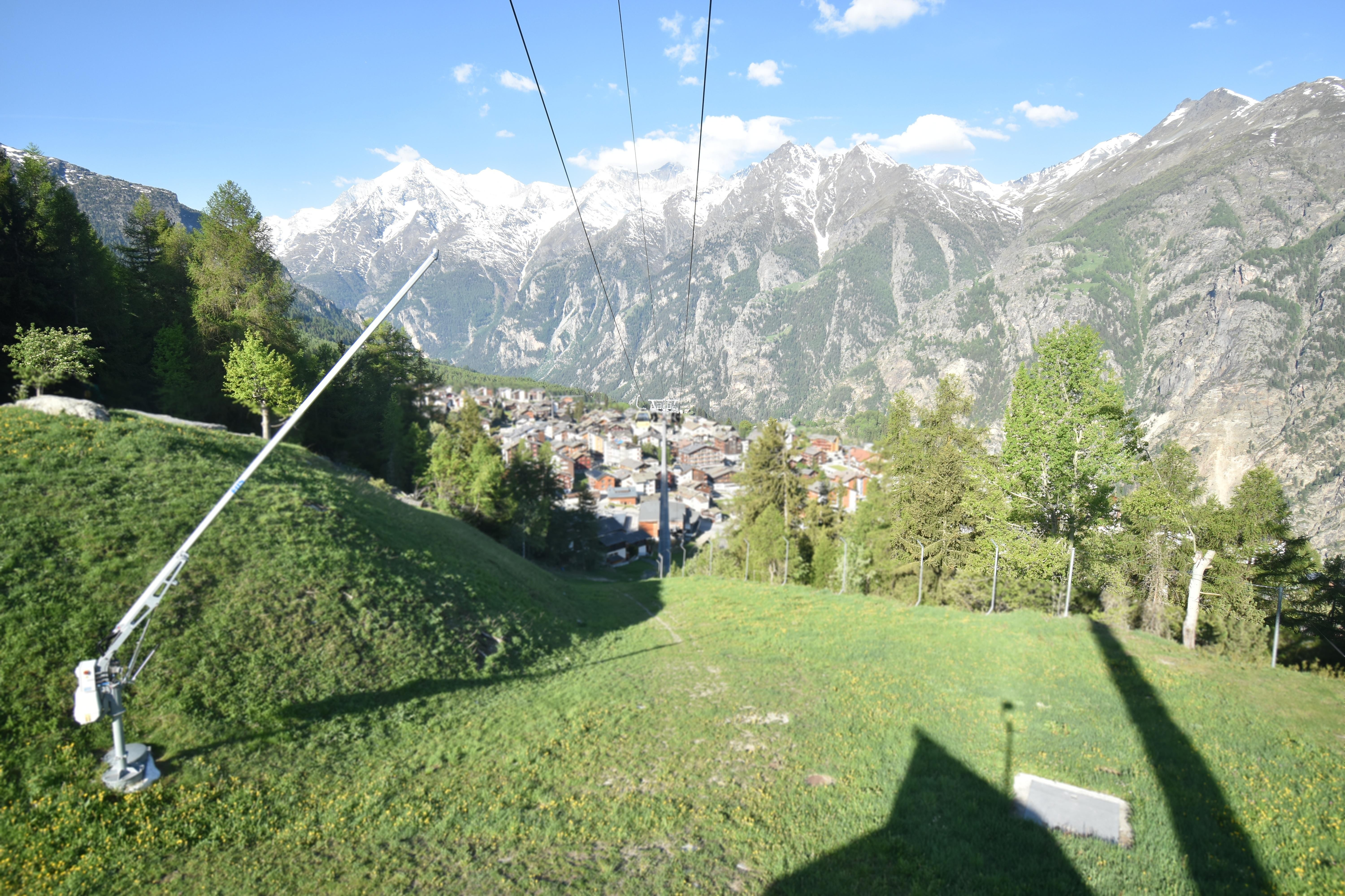 Archived image Webcam Grächen in Valais