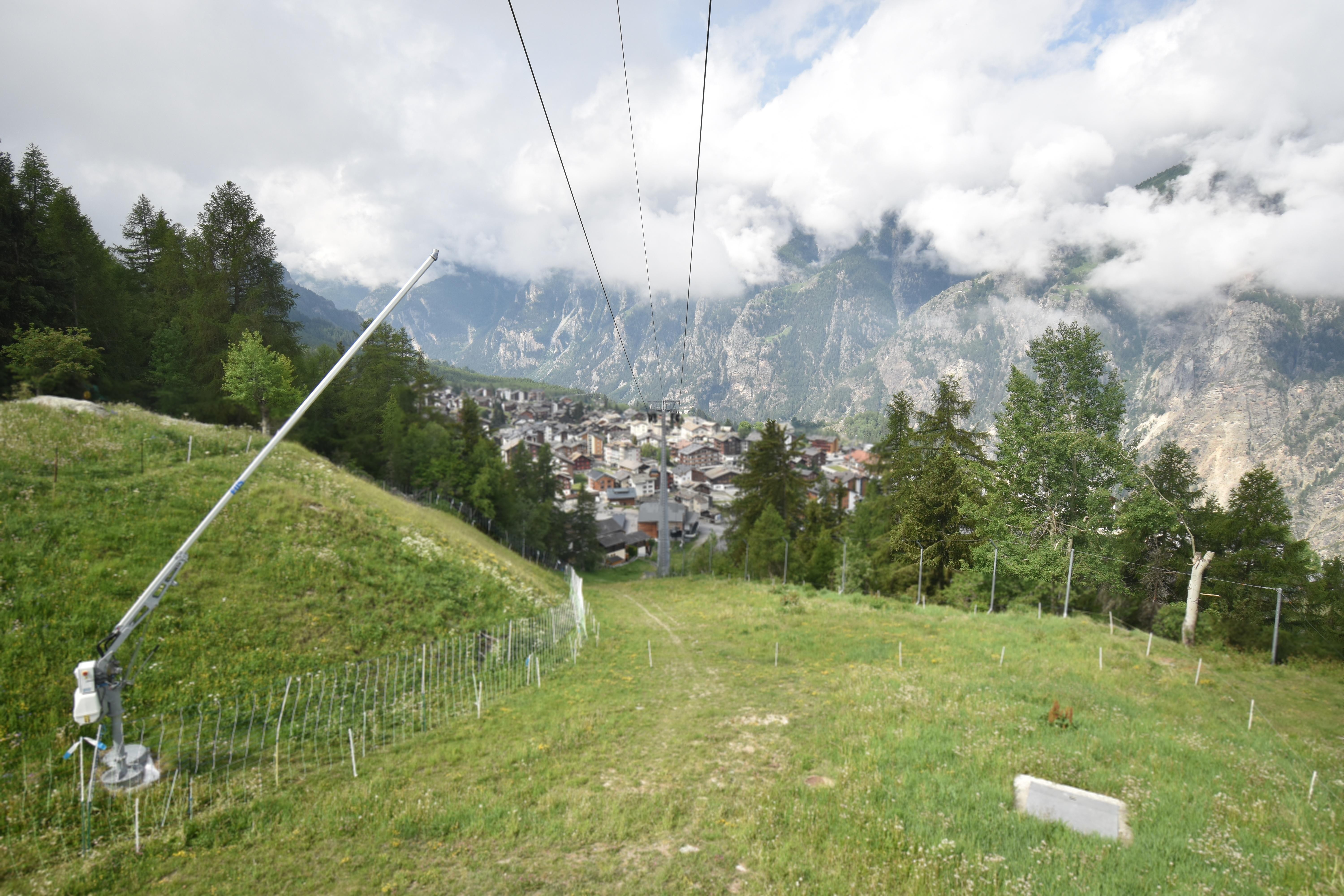 Archiv Foto Webcam Grächen im Wallis