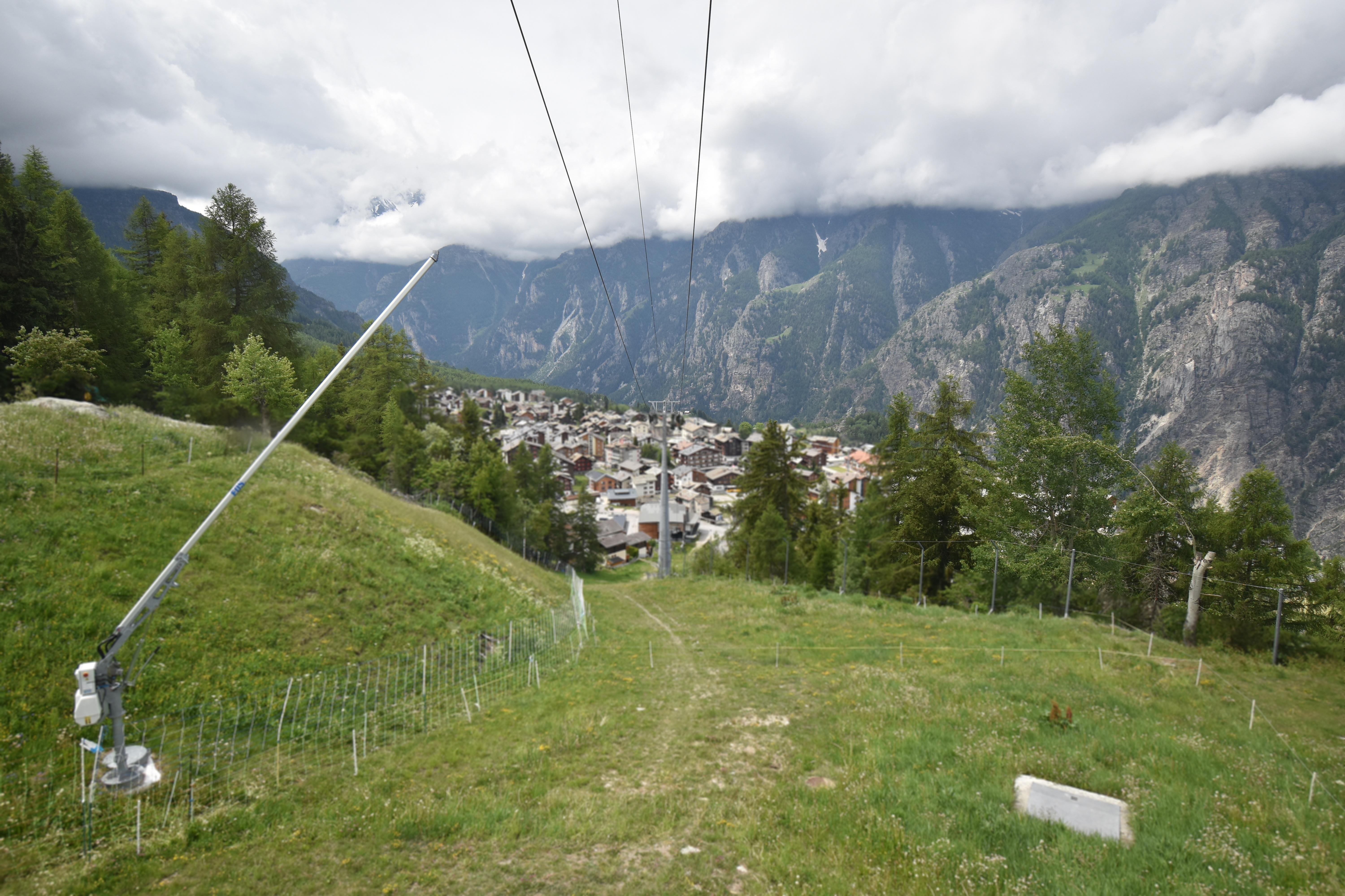 Archiv Foto Webcam Grächen im Wallis