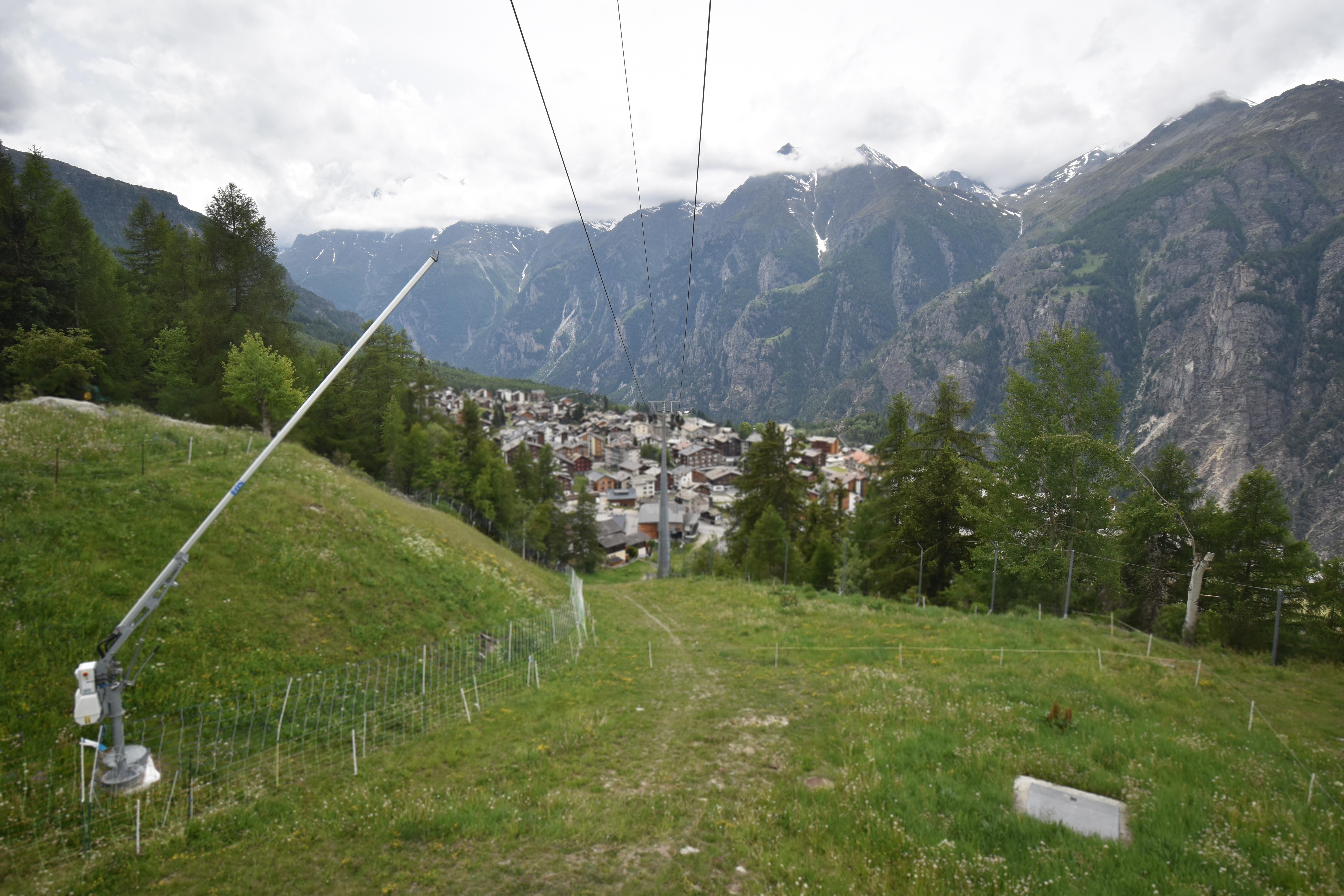 Archiv Foto Webcam Grächen im Wallis
