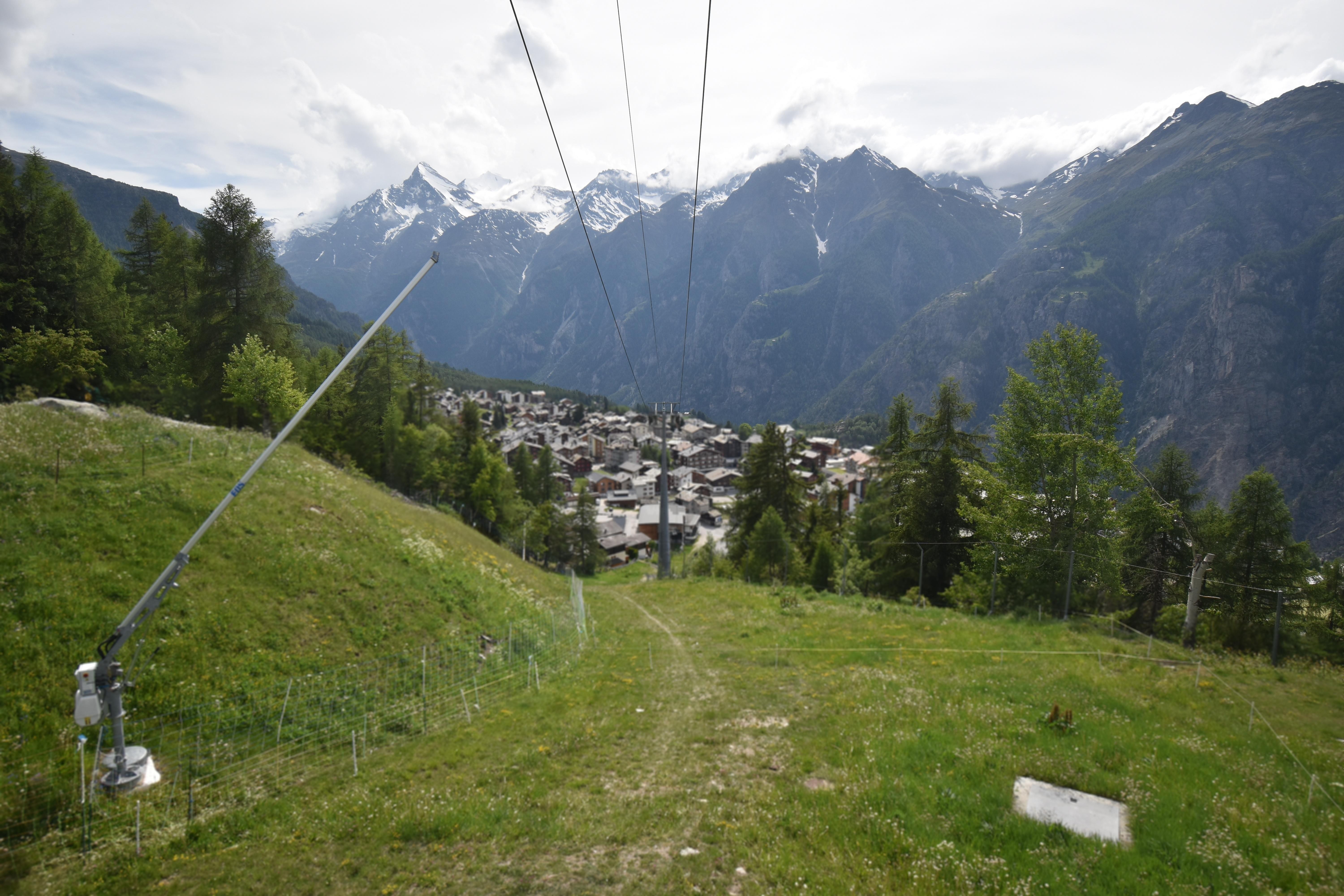 Archiv Foto Webcam Grächen im Wallis