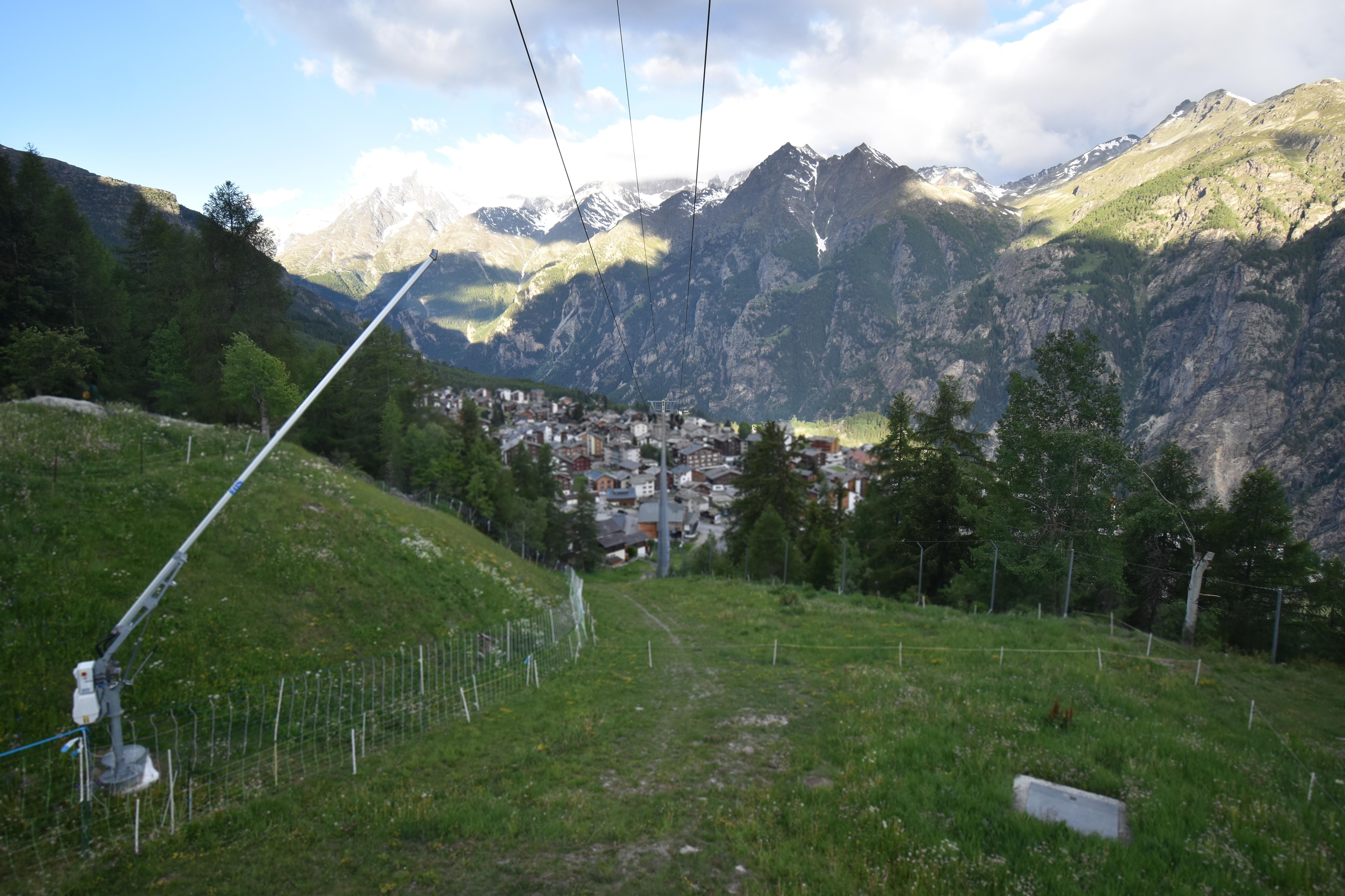 Archived image Webcam Grächen in Valais