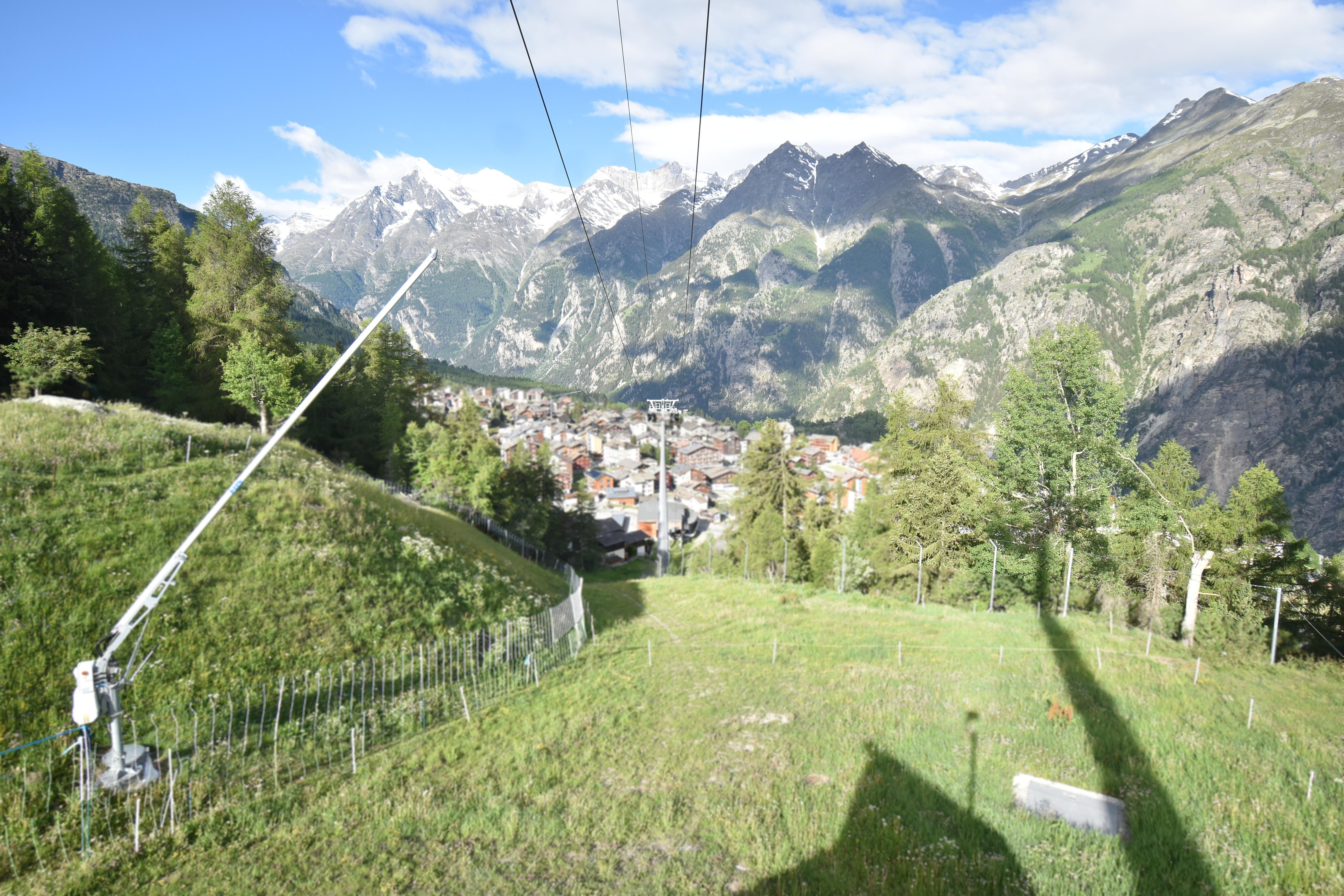 Archived image Webcam Grächen in Valais