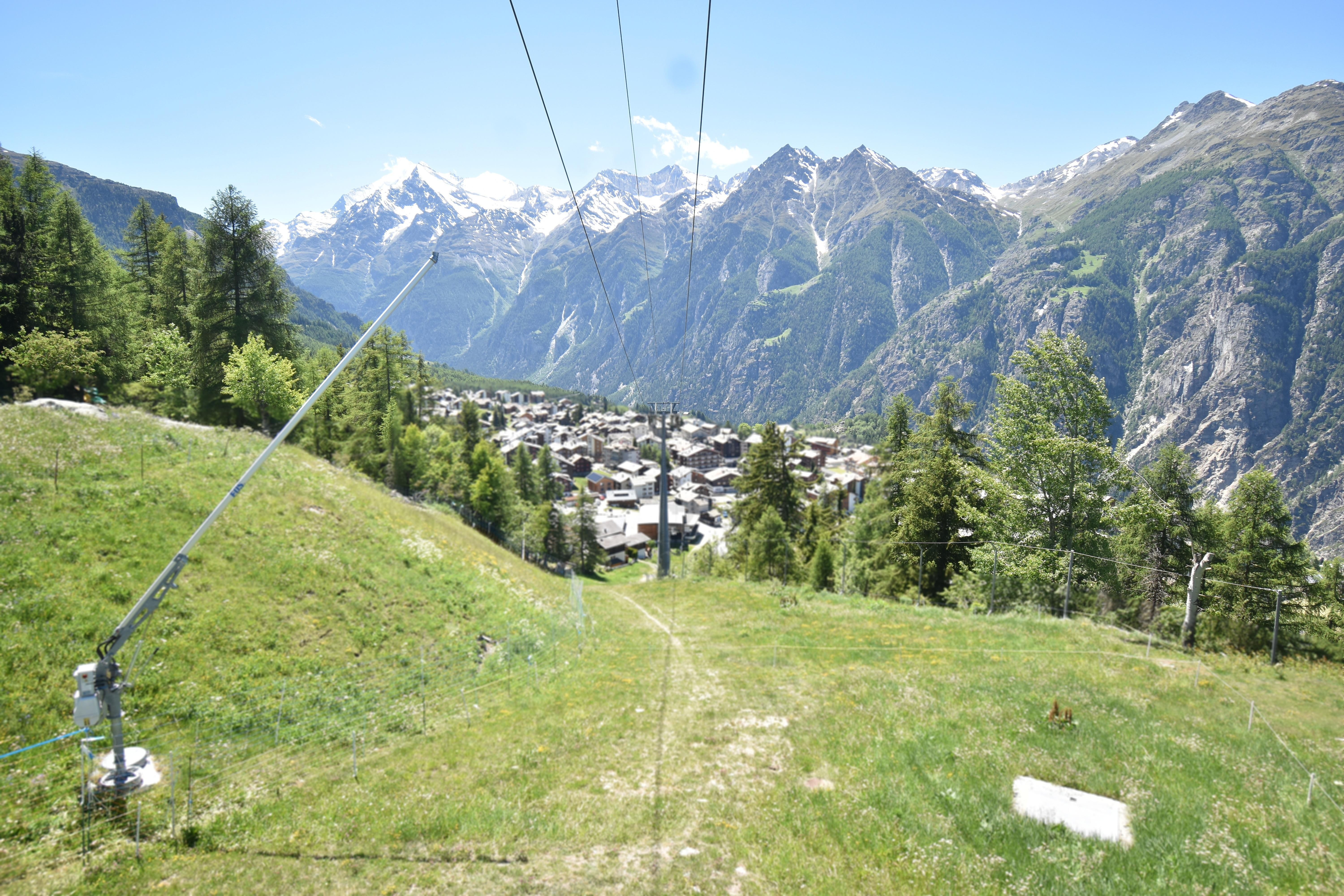 Archived image Webcam Grächen in Valais