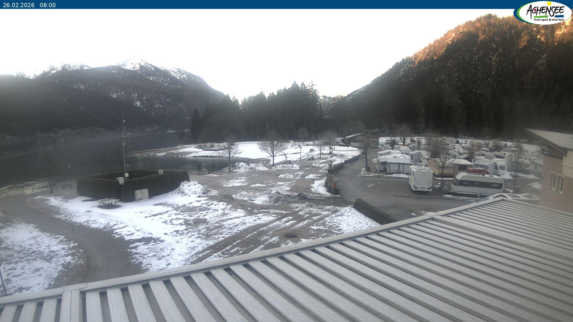 Archived image Webcam Camping ground Achensee