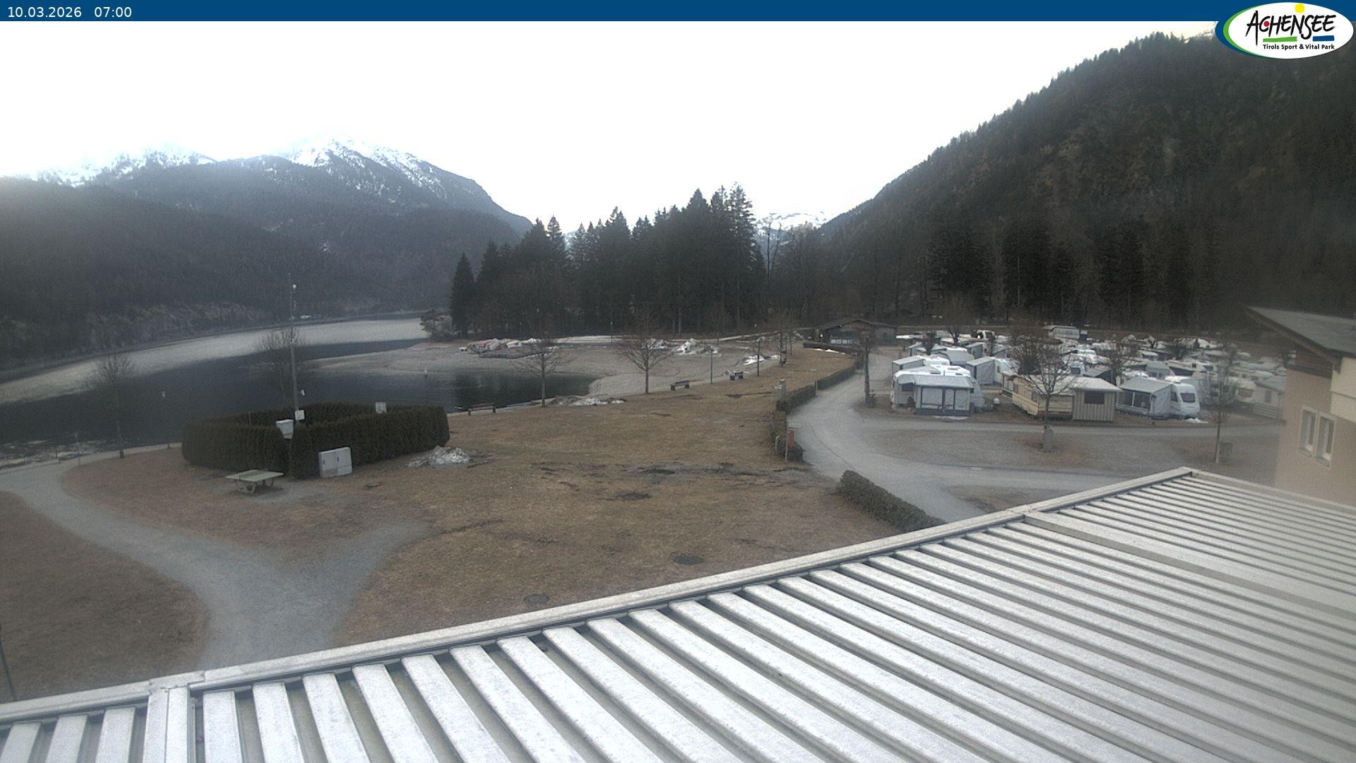 Archived image Webcam Camping ground Achensee