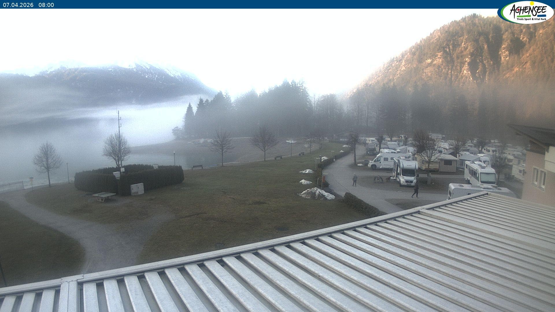 Archiv Foto Webcam Campingplatz am Achensee