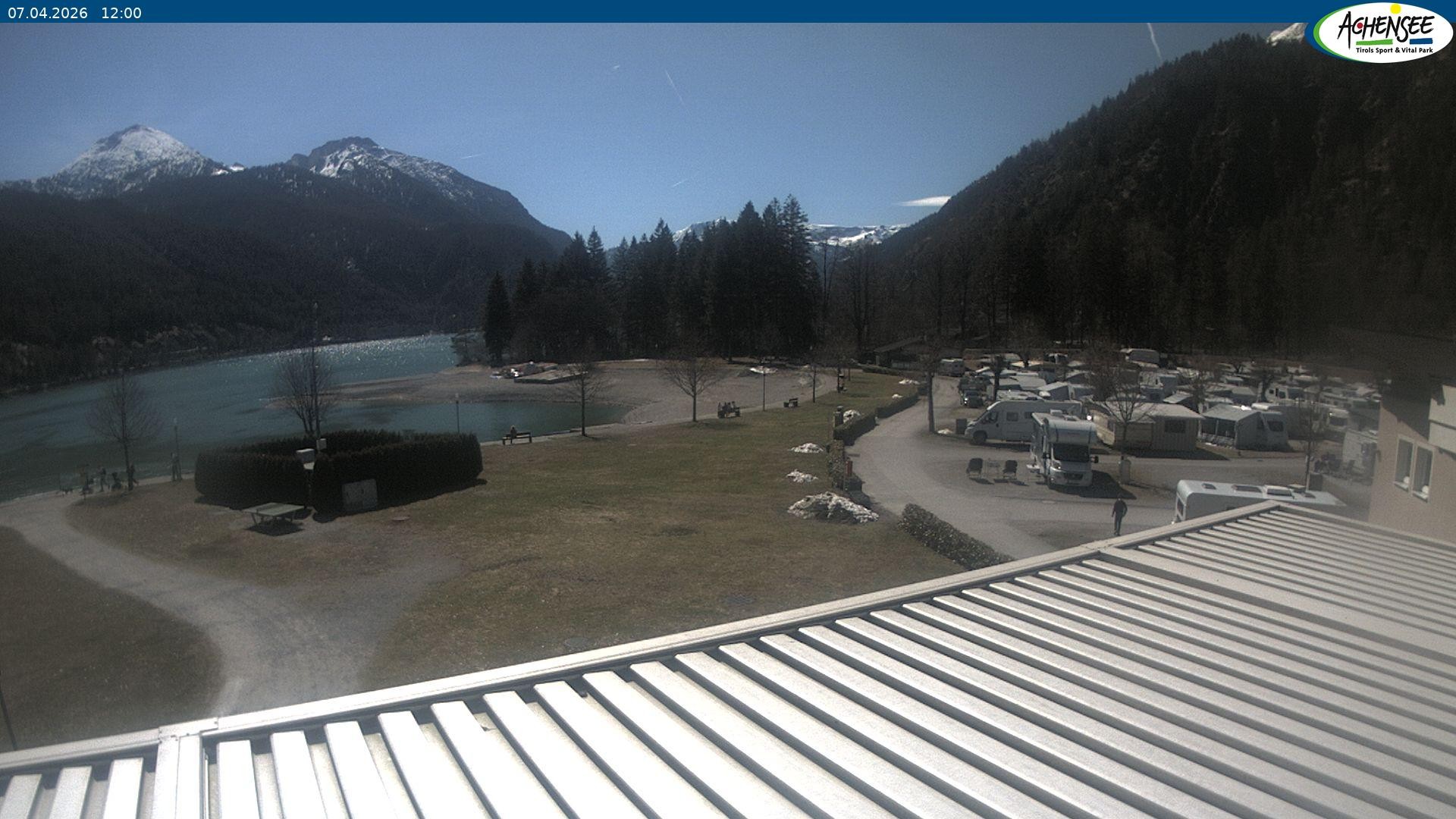 Archiv Foto Webcam Campingplatz am Achensee