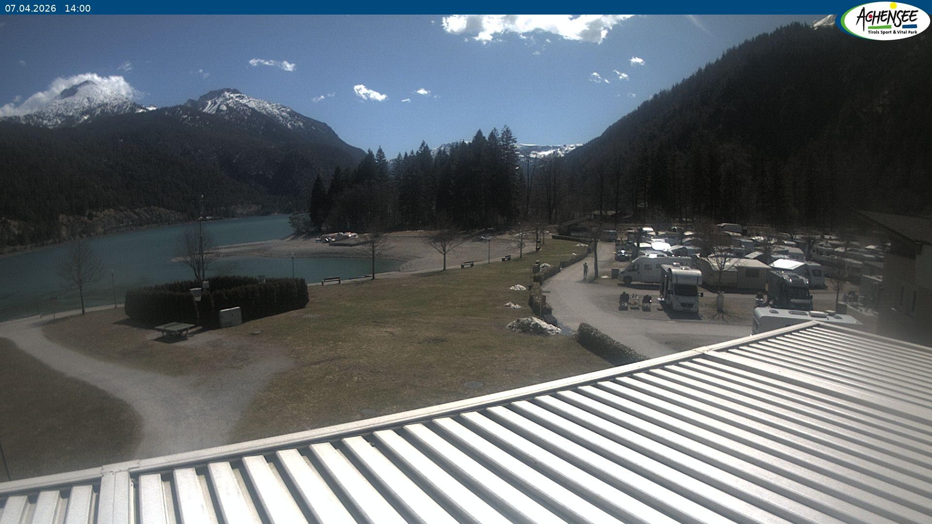 Archiv Foto Webcam Campingplatz am Achensee