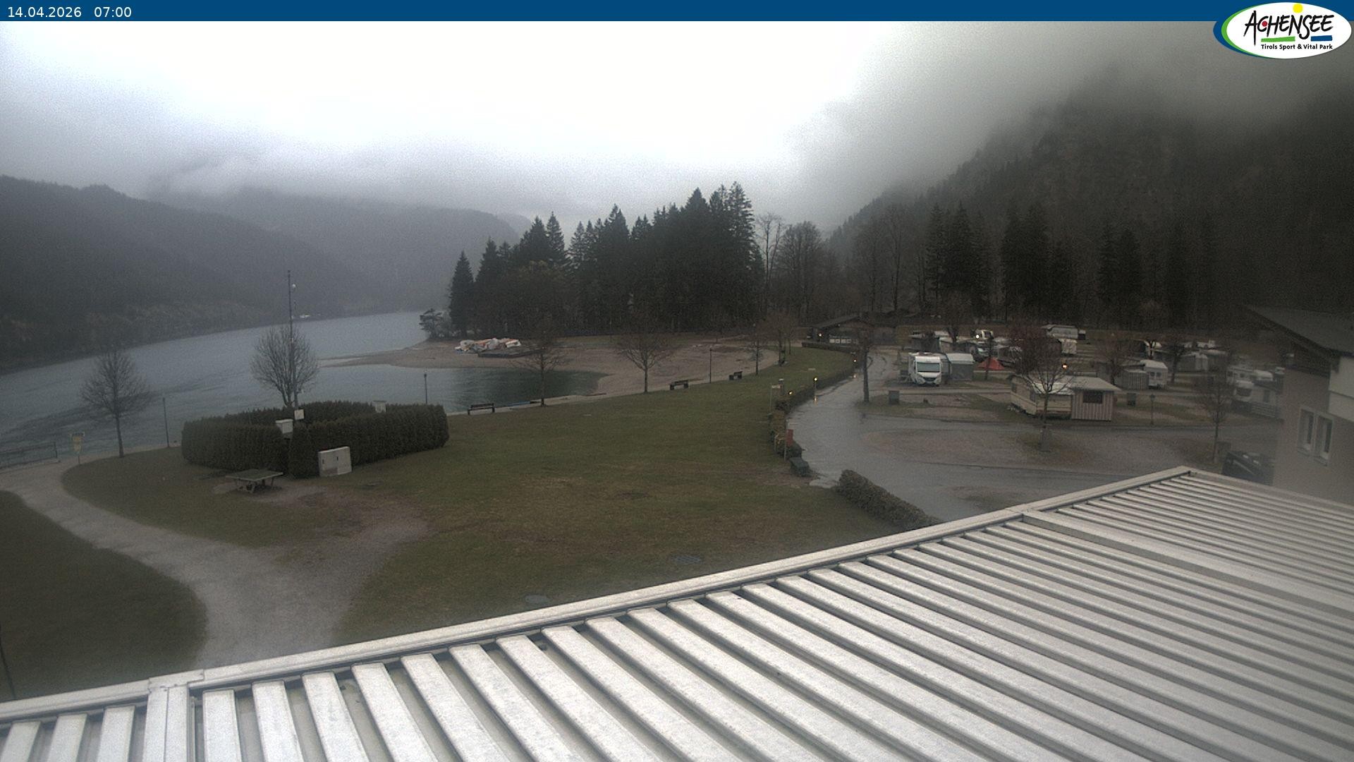 Archiv Foto Webcam Campingplatz am Achensee