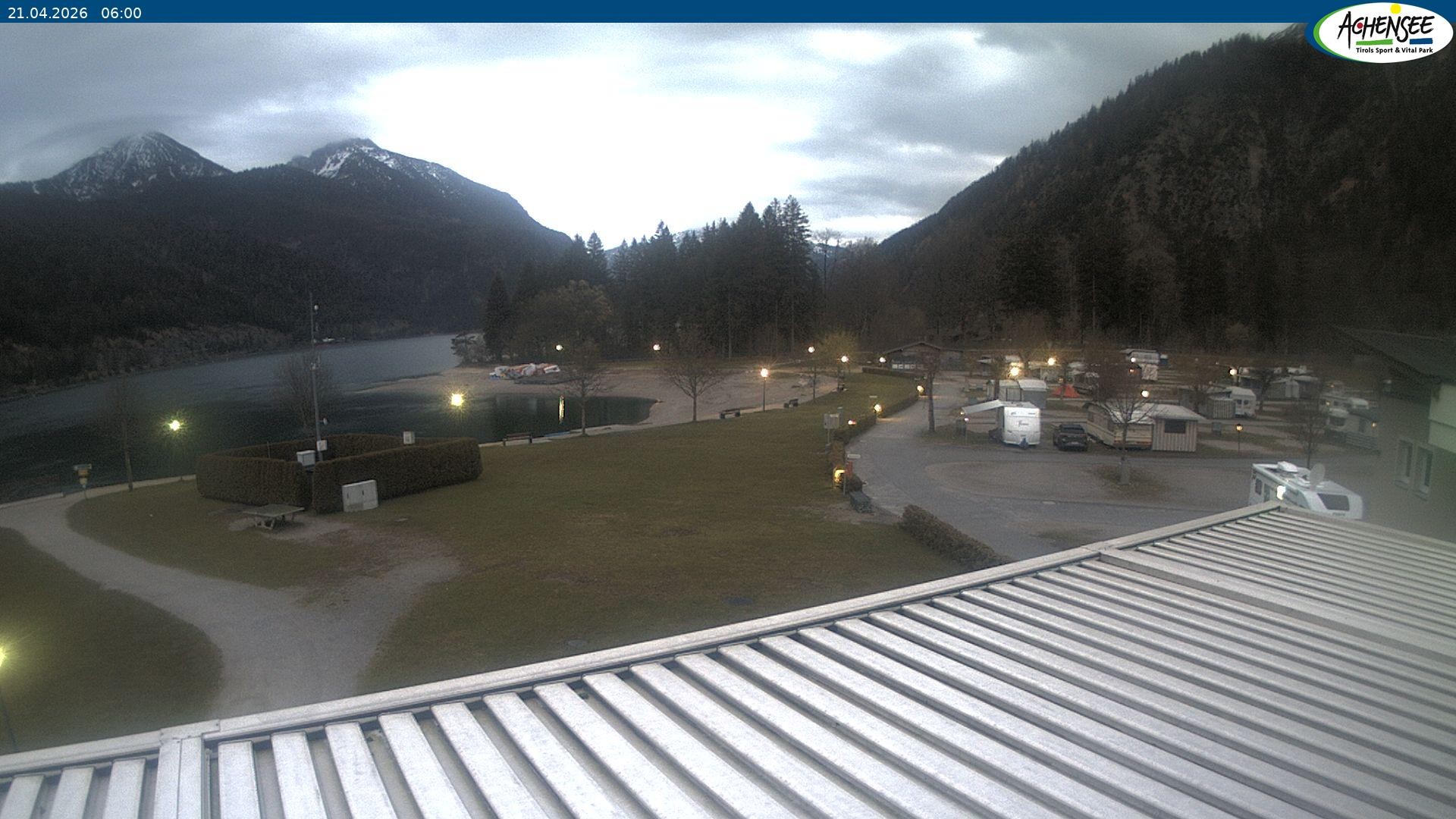 Archived image Webcam Camping ground Achensee