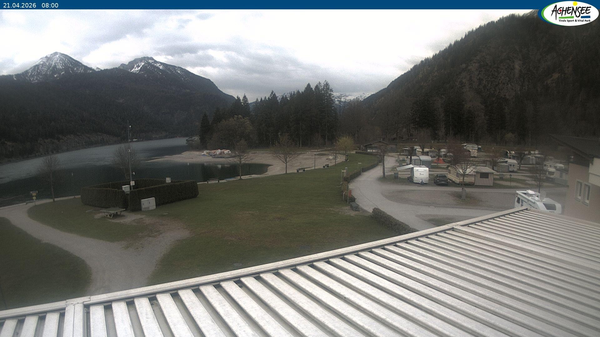 Archived image Webcam Camping ground Achensee