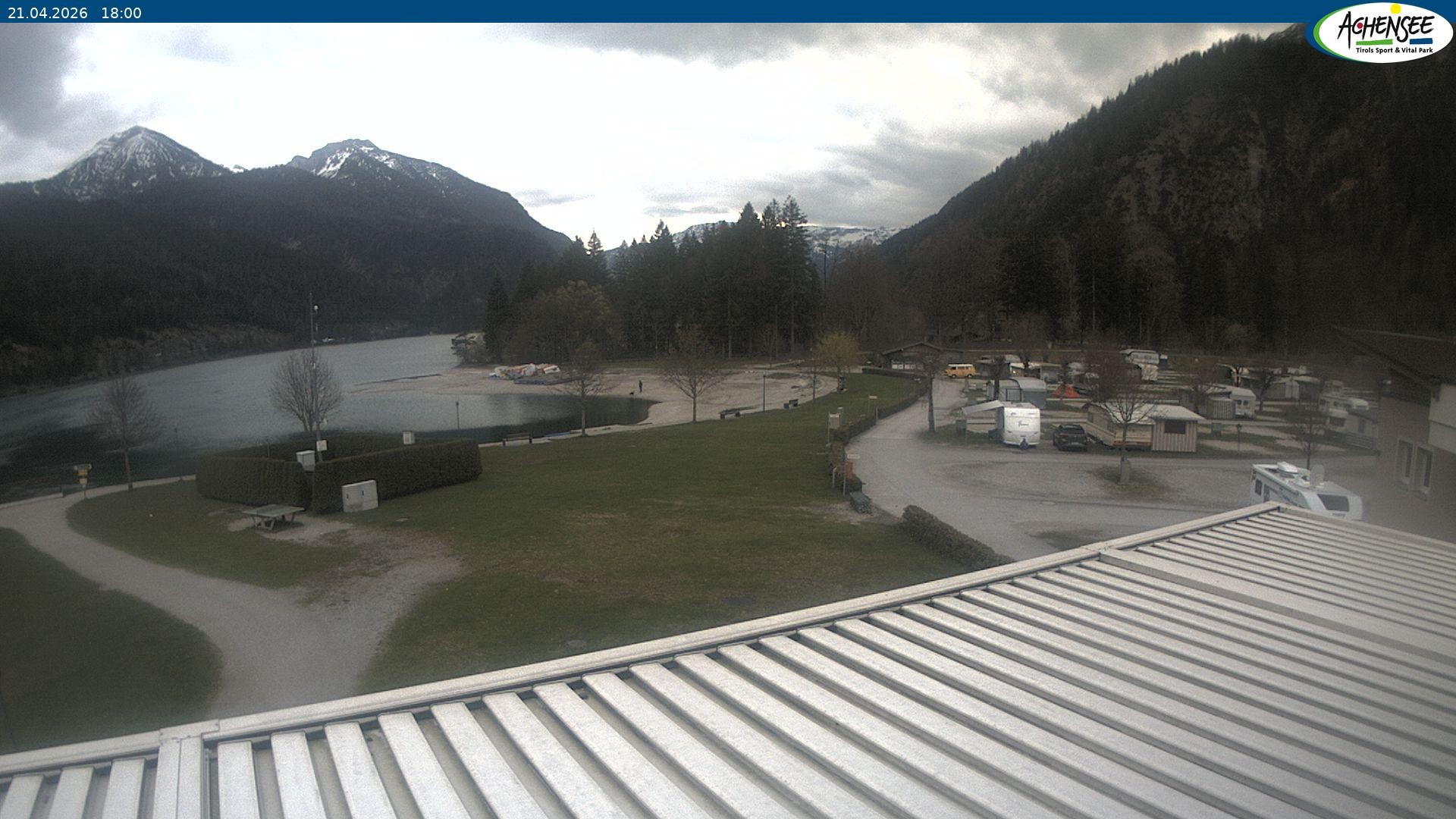 Archived image Webcam Camping ground Achensee