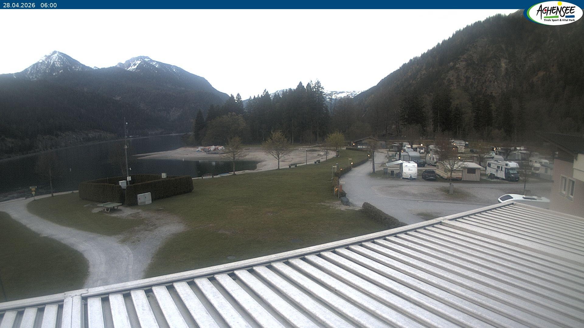 Archiv Foto Webcam Campingplatz am Achensee