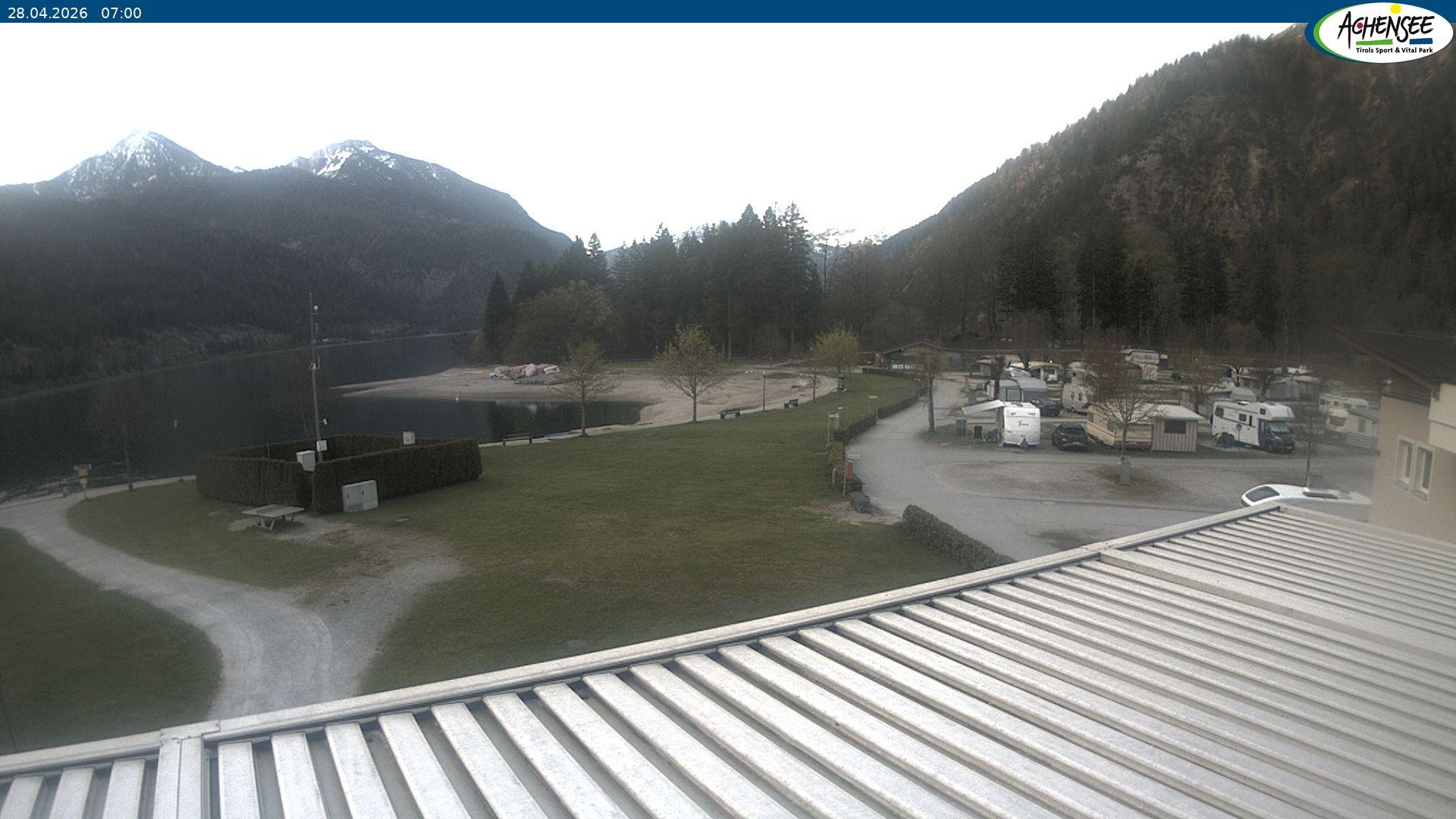 Archiv Foto Webcam Campingplatz am Achensee