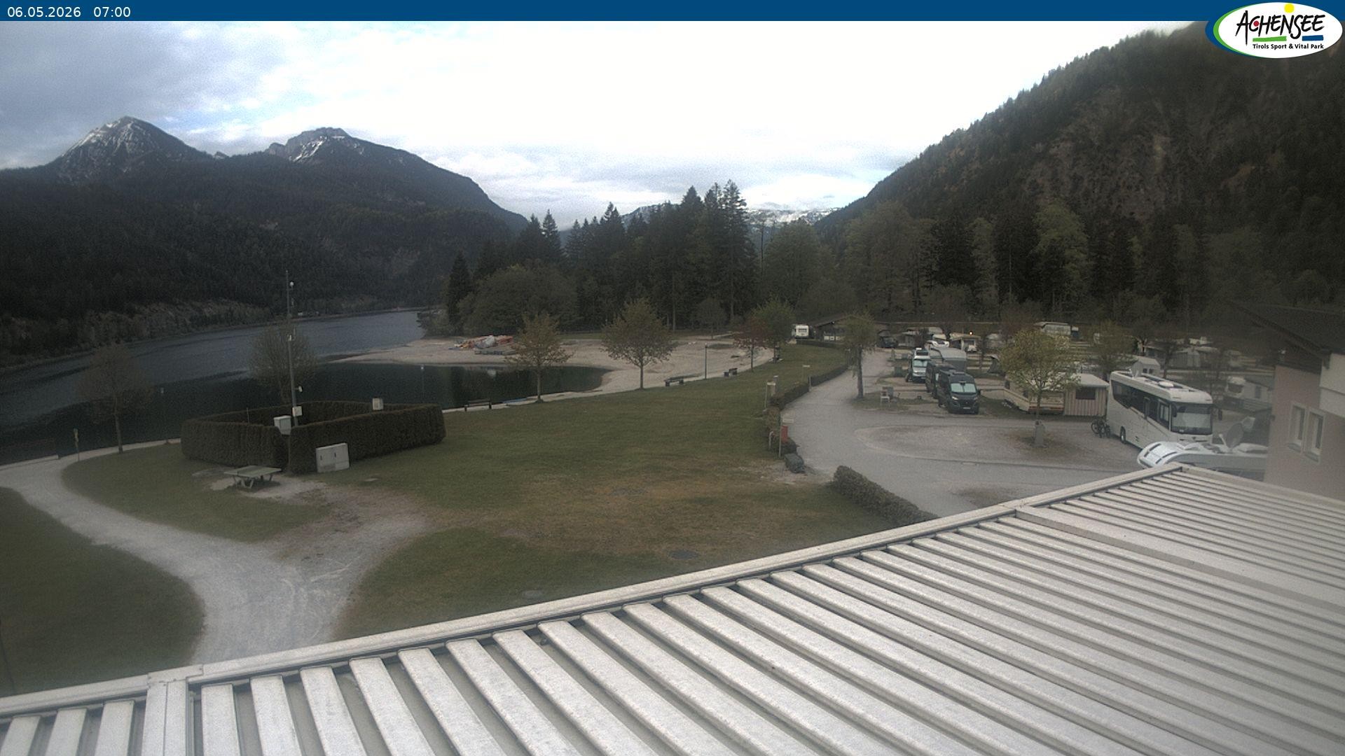 Archiv Foto Webcam Campingplatz am Achensee