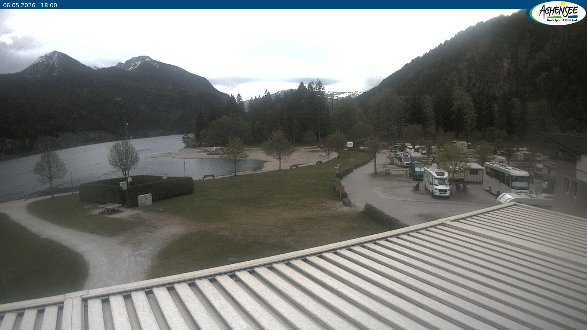 Archiv Foto Webcam Campingplatz am Achensee