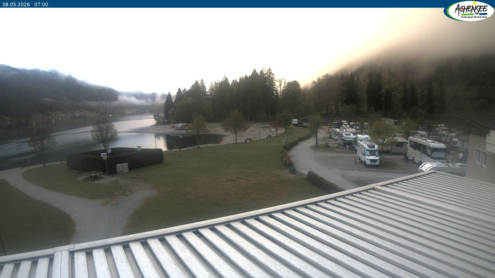 Archiv Foto Webcam Campingplatz am Achensee