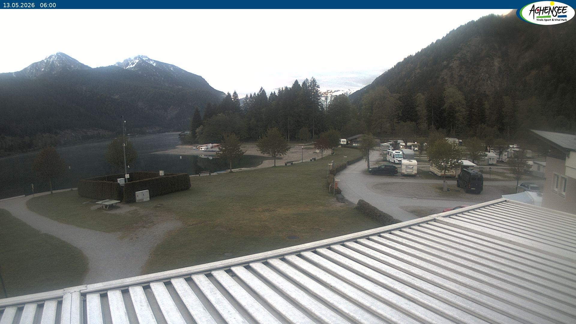 Archiv Foto Webcam Campingplatz am Achensee