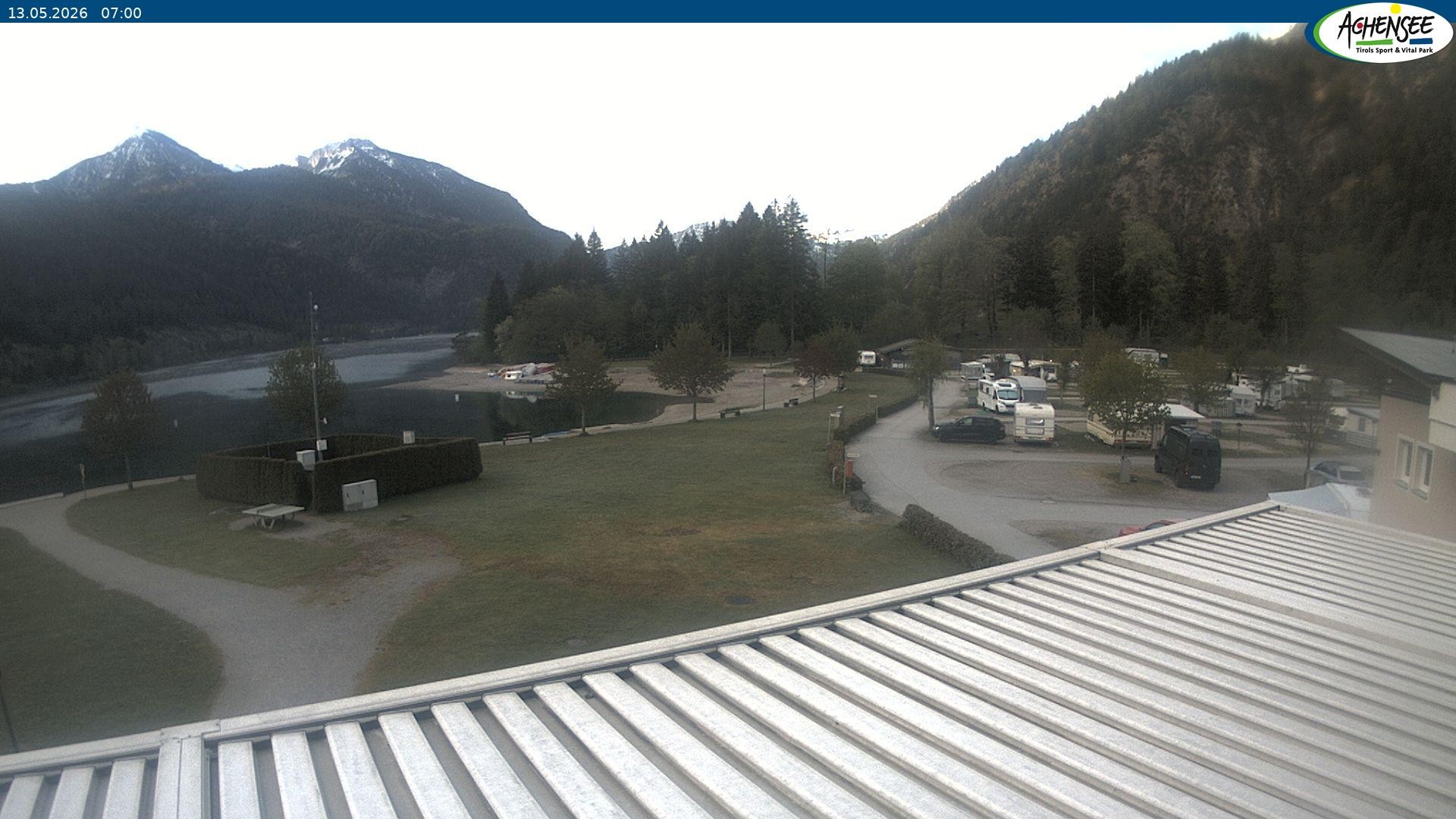 Archiv Foto Webcam Campingplatz am Achensee