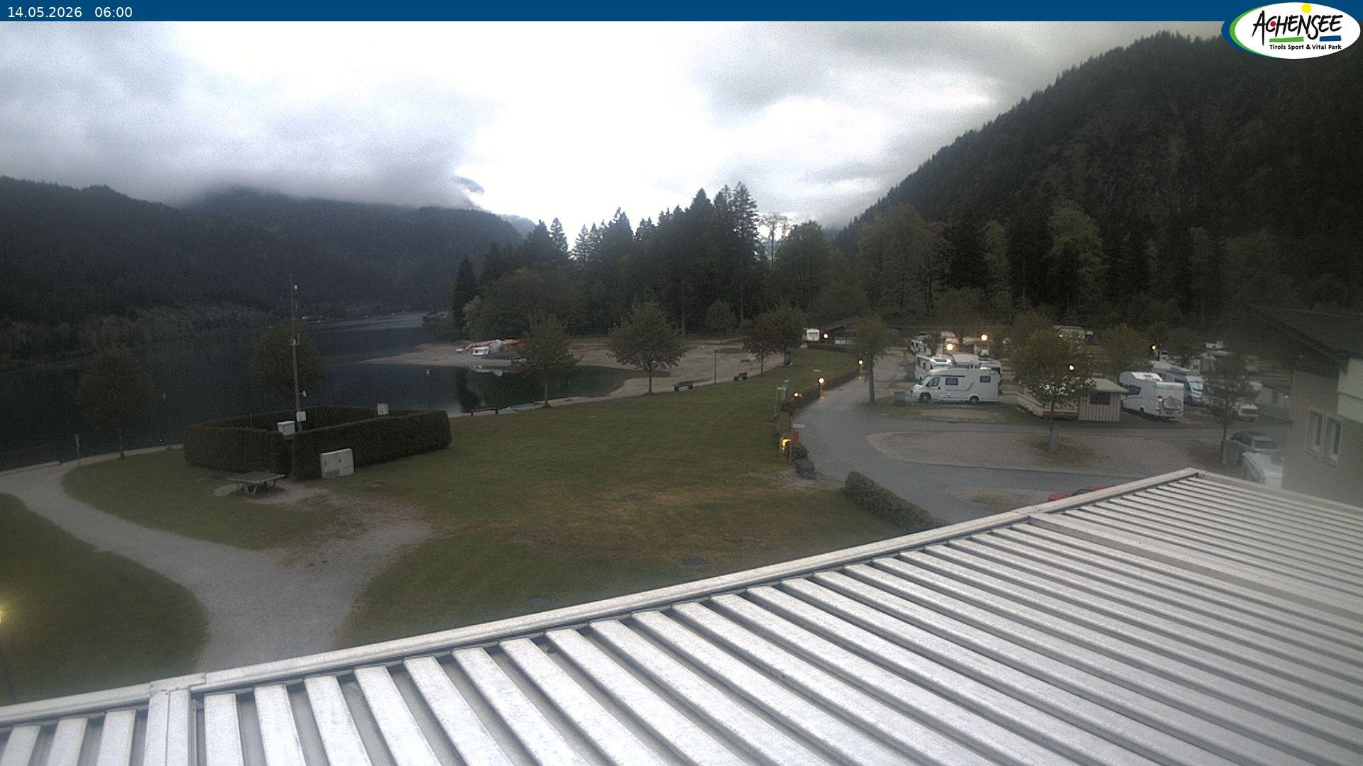 Archiv Foto Webcam Campingplatz am Achensee
